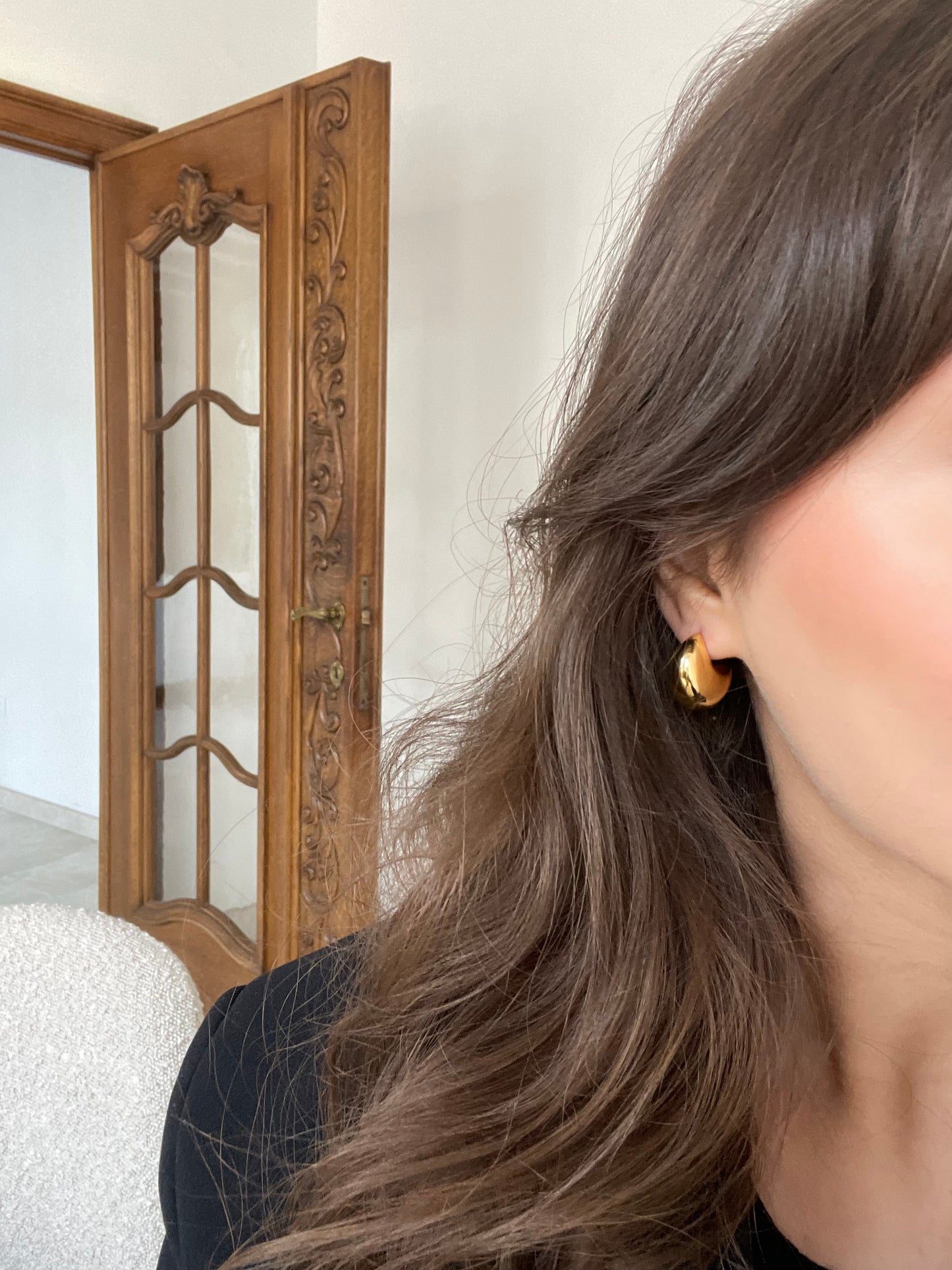 Golden Drop earrings